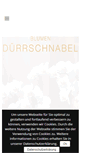 Mobile Screenshot of blumen-duerrschnabel.de